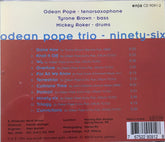 Odean Pope Trio - Ninety-Six (CD) Image